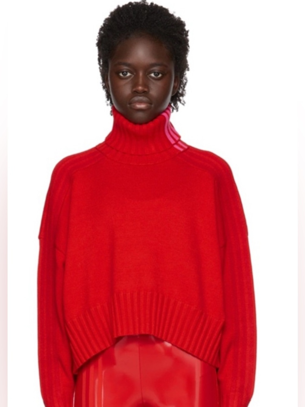 adidas x IVY PARK Red Rayon Turtleneck